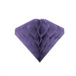 20cm PURPLE HONEYCOMB DIAMOND HANGING DECORATION