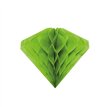 20cm LIGHT GREEN HONEYCOMB DIAMOND HANGING DECORATION