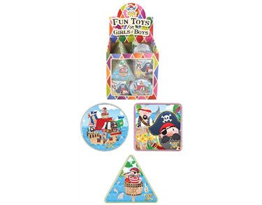 3ASST PIRATE MAZE PUZZLES  96S