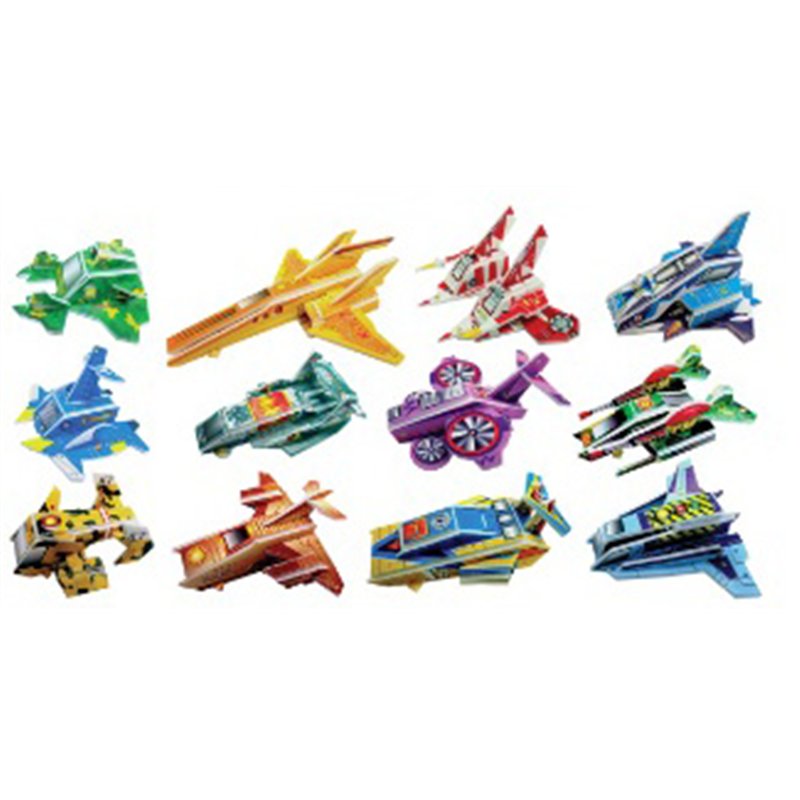 SPACESHIPS 3-D PUZZLES  60S