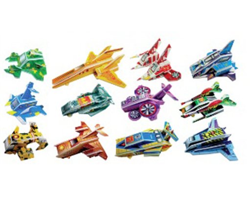 SPACESHIPS 3-D PUZZLES  60S