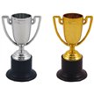 10CM ASST GOLD / SILVER TROPHY  12S