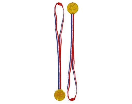 GOLD MEDAL W/NECKCORD  120S