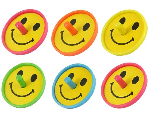 (6) SMILE SPINNING TOP IN BAG