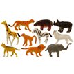 4-6CM 10ASST JUNGLE ANIMALS  84S