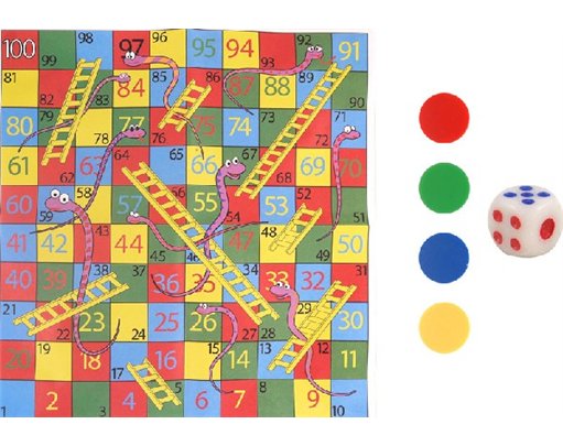 (8) 6.5CM SNAKES & LADDERS GAME  72S