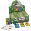 3ASST MINI FOOTBALL PLAYING CARDS  24S