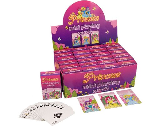 3ASST MINI PRINCESS PLAYING CARDS  24S