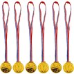 (6) GOLD WINNER MEDALS IN BAG