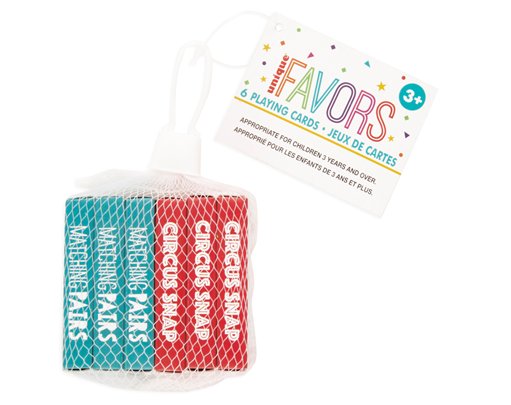 (6) PLAYING CARDS NET BAG