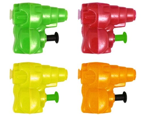 5CM 4ASST MINI WATER GUN  48S