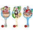 22CM WOODEN PIRATE PADDLE BAT/BALL