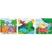 13X13CM PUZZLE DINOSAUR  108S