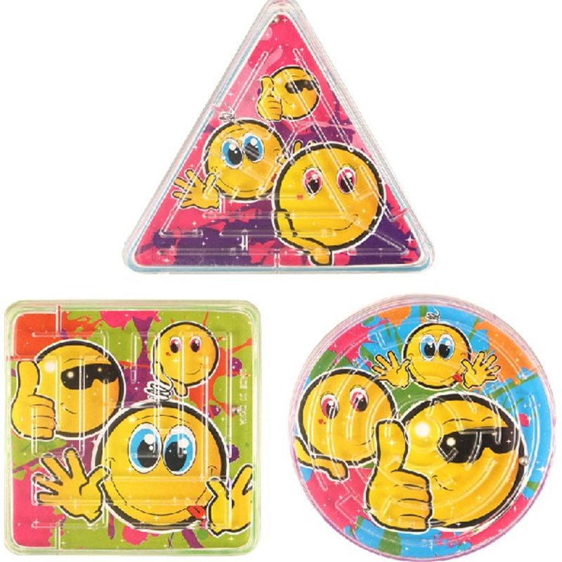 3ASST SMILEY PUZZLE MAZE 96S