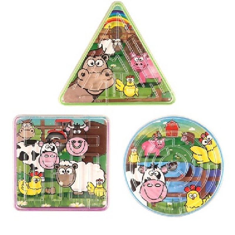 3ASST FARM MAZE PUZZLES  96S