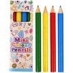 4PCE ASS COLS MINI PENCILS 120S
