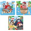 13X12CM 3ASST PIRATE PUZZLE  108S