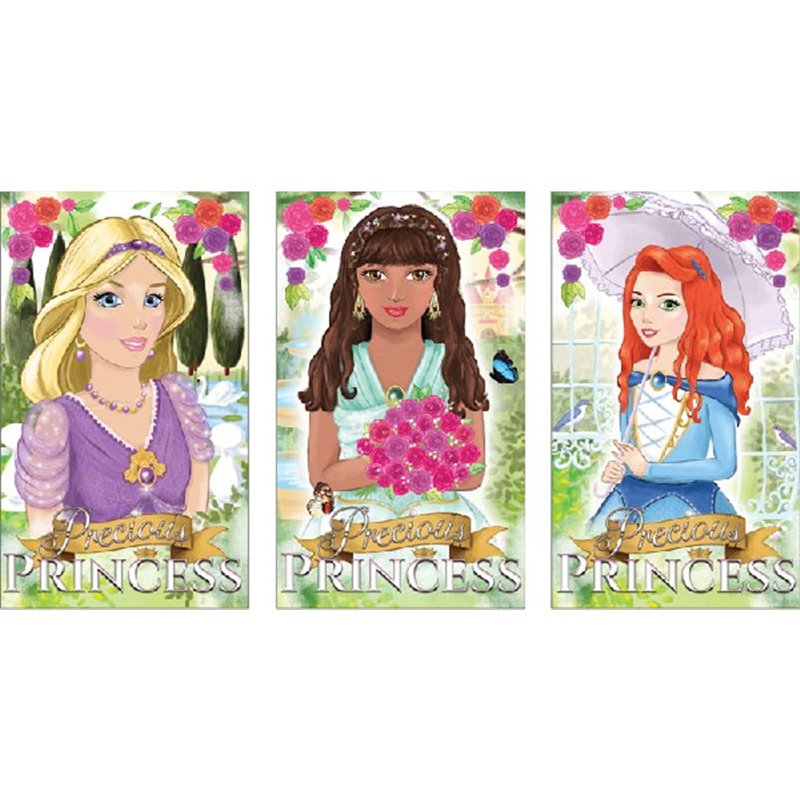 3ASST PRINCESS NOTEBOOK  168S