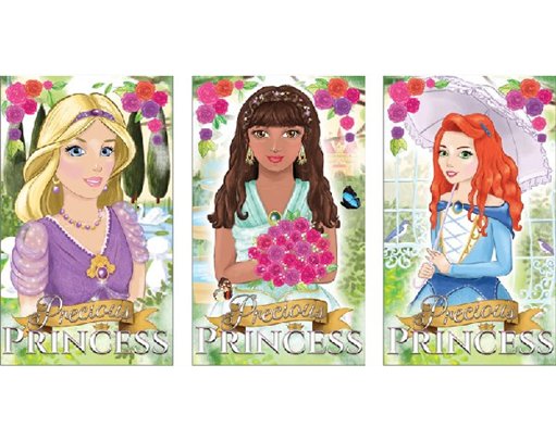 3ASST PRINCESS NOTEBOOK  168S
