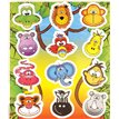 10X11.5CM JUNGLE STICKERS  120S