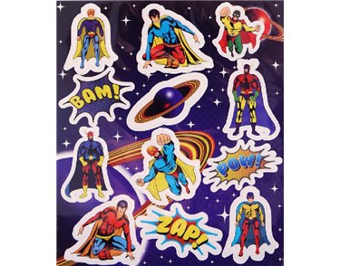 SUPER HERO STICKERS  120S