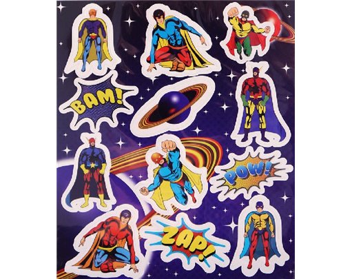 SUPER HERO STICKERS  120S