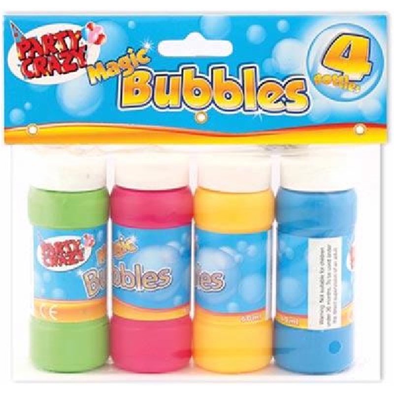 (4) 60ML MAGIC BUBBLES
