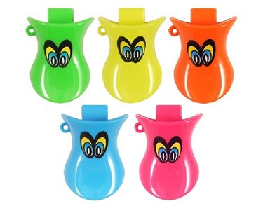 5ASST COLOURS DUCK WHISTLES  36S
