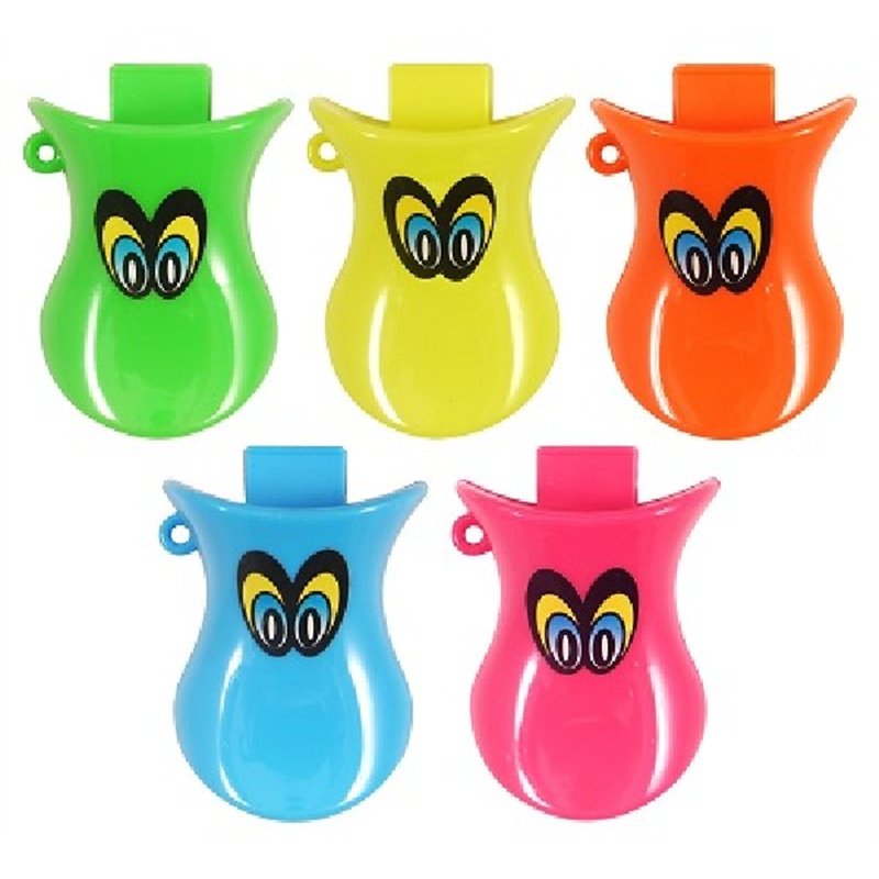 5ASST COLOURS DUCK WHISTLES  36S