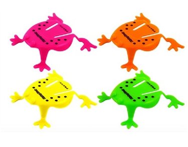 5.5CM 4ASST COLOURS JUMPING FROGS  132S