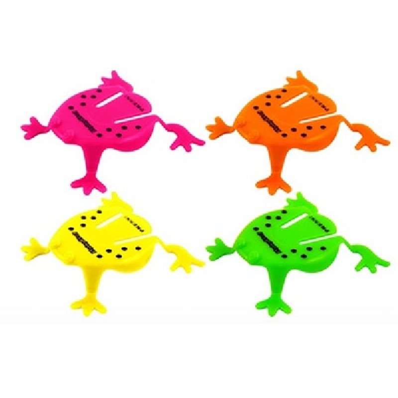 5.5CM 4ASST COLOURS JUMPING FROGS  132S
