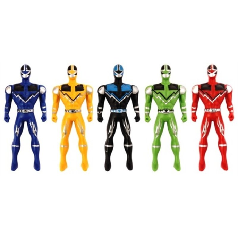 10CM 5ASST COLOURS SUPER FIGHTERS  40S