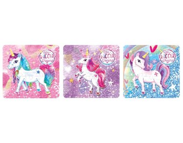 3ASST UNICORN PUZZLE  108S