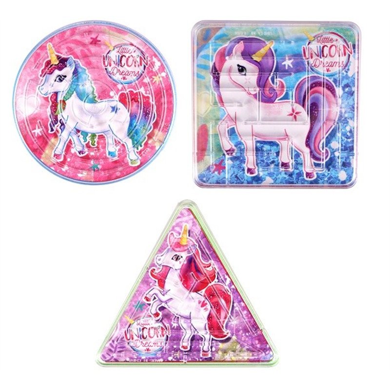 ASST UNICORN MAZE PUZZLE  96S