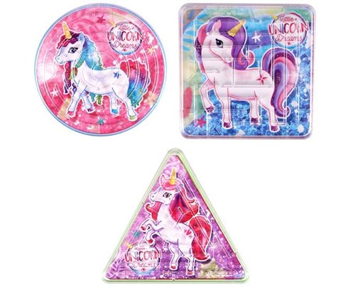 ASST UNICORN MAZE PUZZLE  96S
