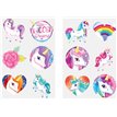 (6) UNICORN MINI TATTOOS  96S