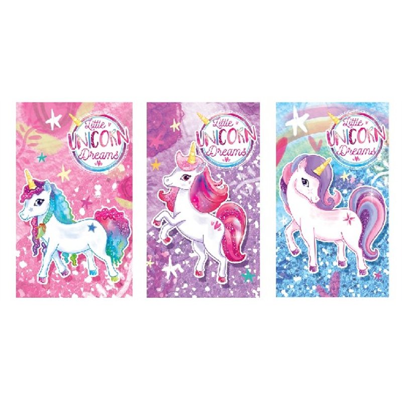 3ASST UNICORN NOTEBOOK  168S