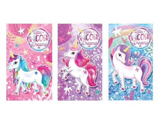 3ASST UNICORN NOTEBOOK  168S