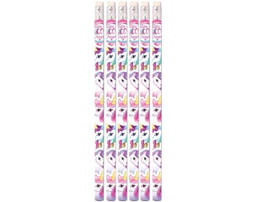 (6) UNICORN PENCILS  24S