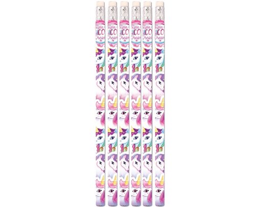 (6) UNICORN PENCILS  24S