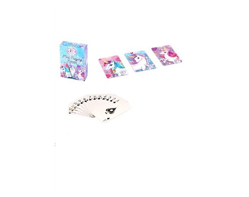 3ASST UNICORN MINI PLAYING CARDS  24S