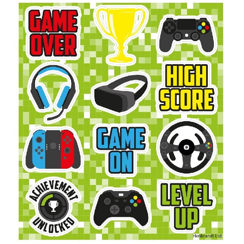 12PC GAMER STICKERS  120S