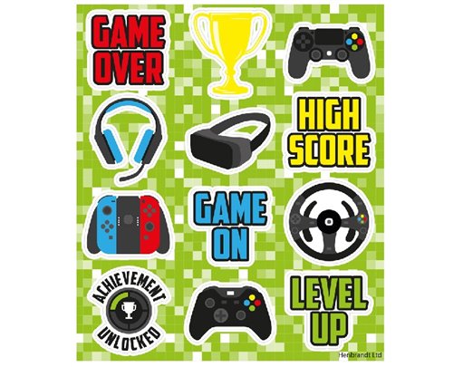 12PC GAMER STICKERS  120S