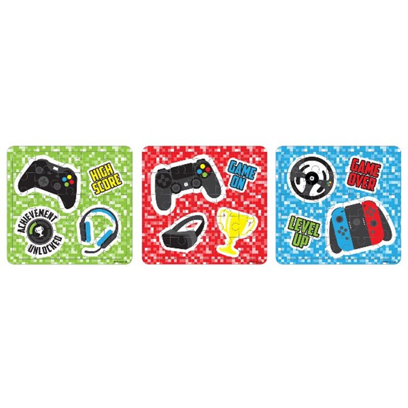 3ASST GAMER JIGSAW PUZZLE  108S