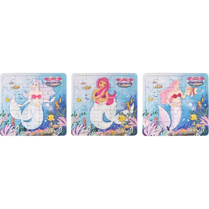 3ASST MERMAIDS PUZZLE  108S