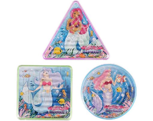 3ASST MERMAIDS MAZE PUZZLE  96S