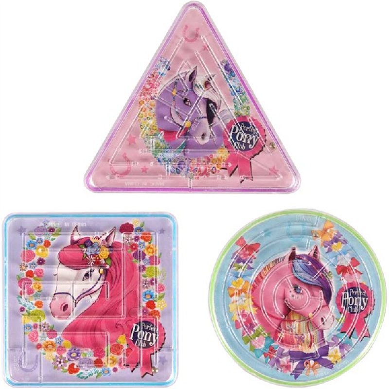 3ASST PONIES MAZE PUZZLE  96S