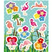 12PC FLAMINGO STICKER SHEET  120S