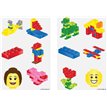 6PC 2ASST BRICKZ TATTOOS  96S