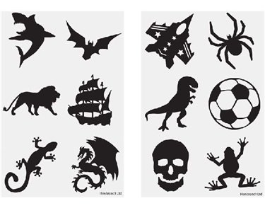 6PC 2ASST BOYS TATTOOS  96S
